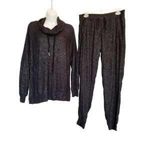 Member's Mark super soft Favorite Black Gray Lounge Jogger Set M/L winter gear